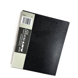 Itoya Art Pro folio Original Storage Display Book 5 x 7 (24 Two-Sided Pages) NWT
